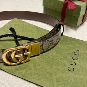 Gucci GG Marmont Reversible Belt